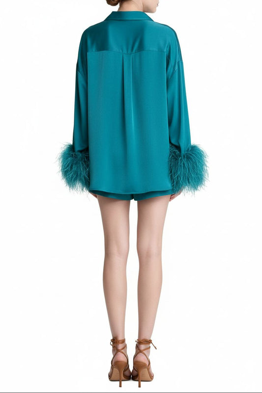 Lagoon Teal Shirt and Pants Set