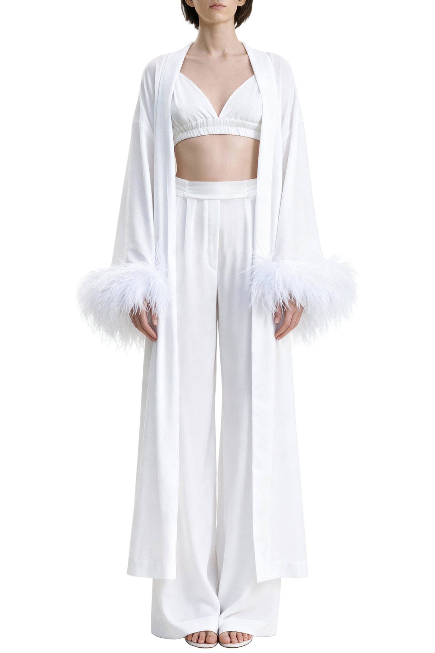 Porcelain Ivory Kimono Set