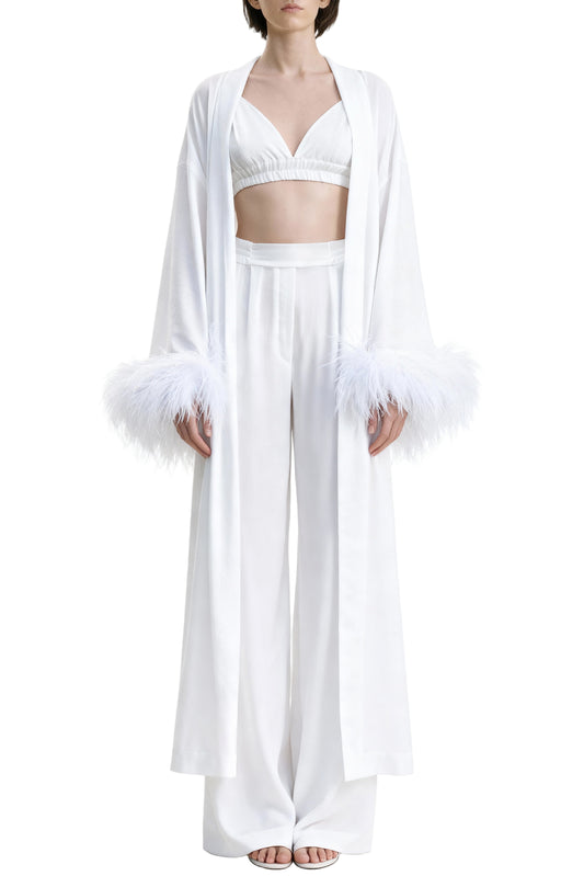 Porcelain Ivory Kimono Set