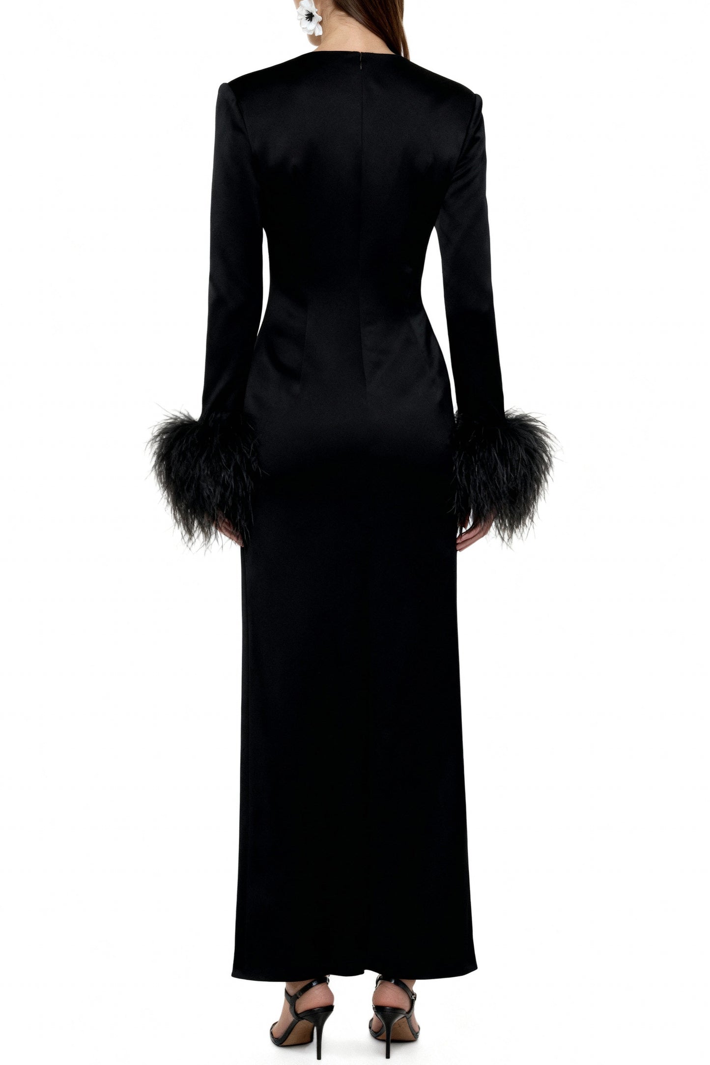 Obsidian Black Bias Dress