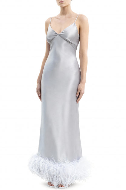Lake Silver Slip Dress