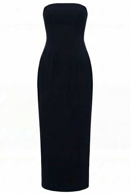 Noir Column Dress