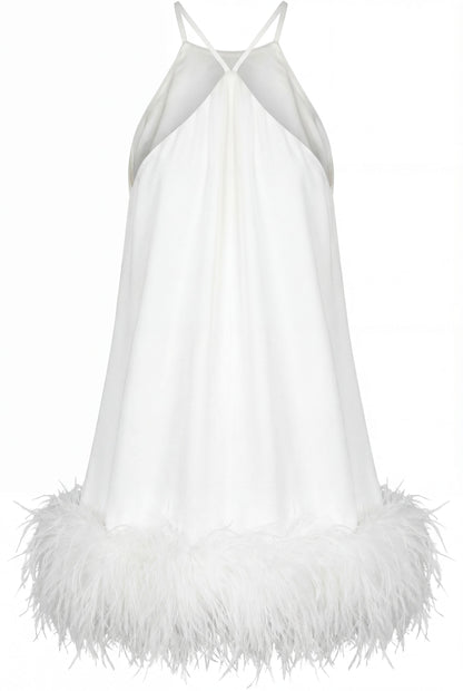 Porcelain Ivory Mini Dress