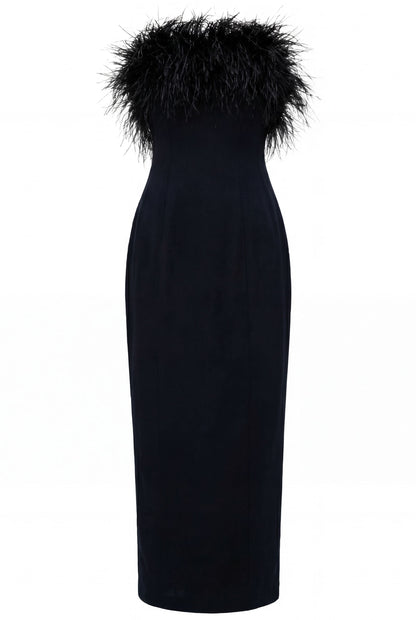 Noir Column Dress