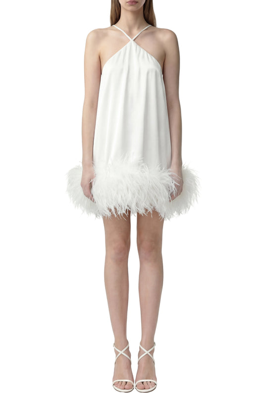 Porcelain Ivory Mini Dress