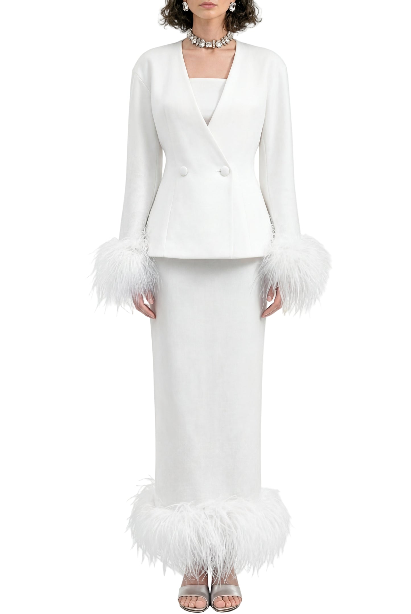 Porcelain Ivory Jacket Set