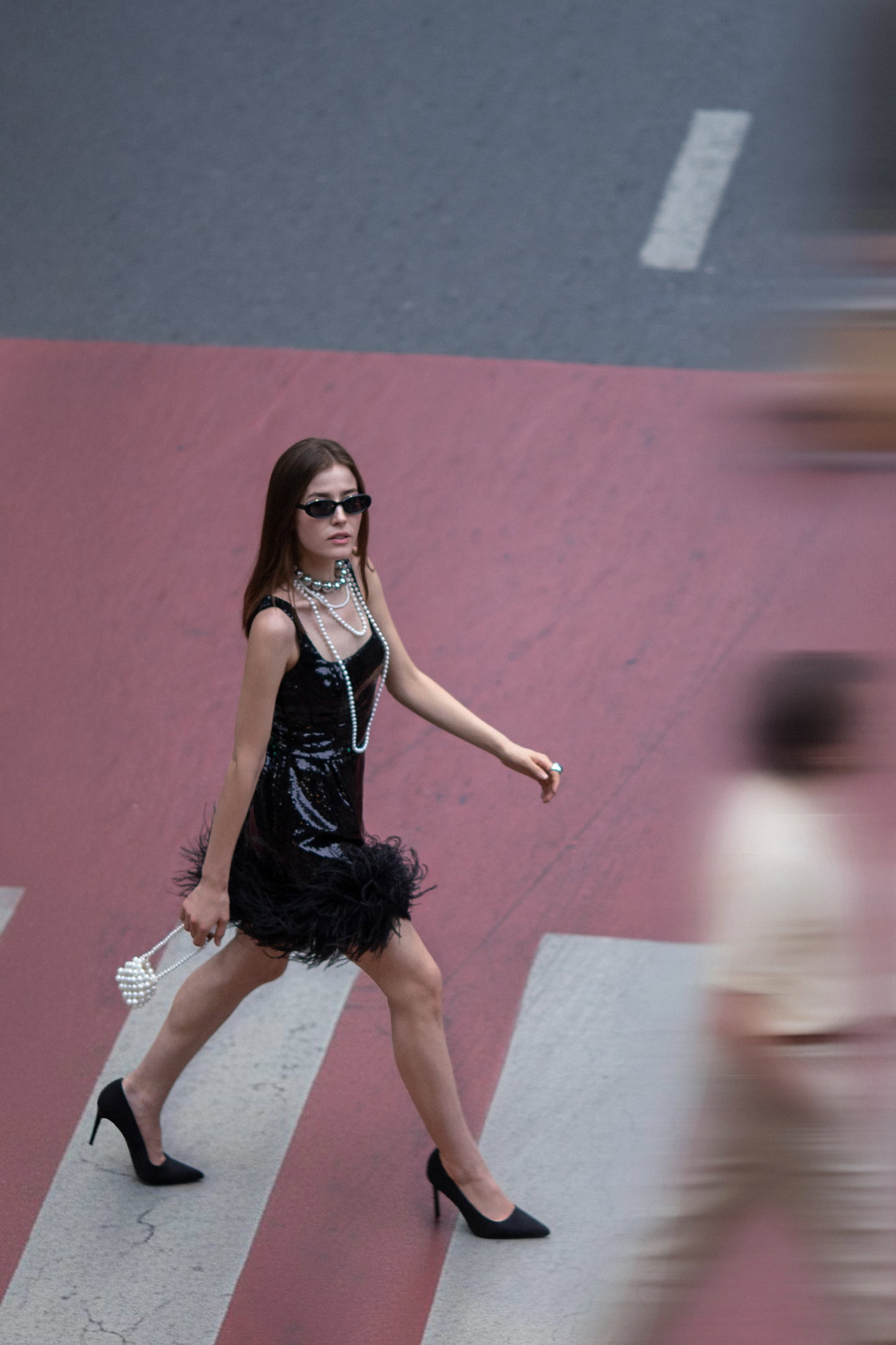 Black Pearl Mini Dress
