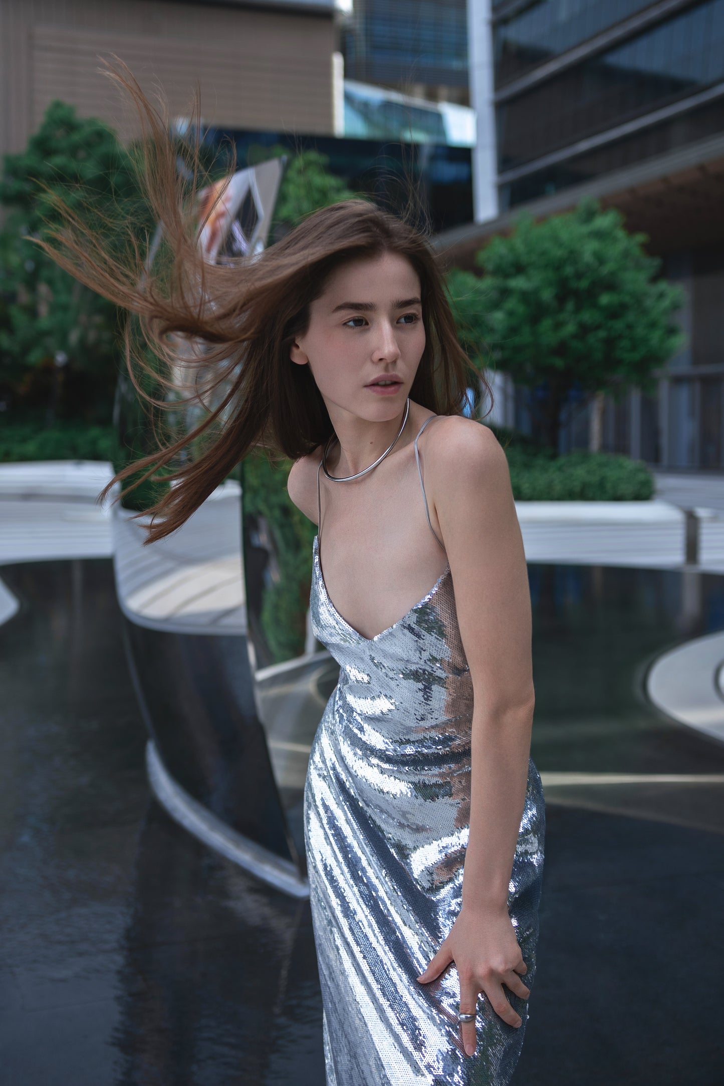 The Prism Facade Gown