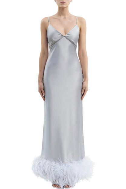 Lake Silver Slip Dress