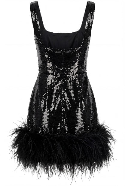 Black Pearl Mini Dress