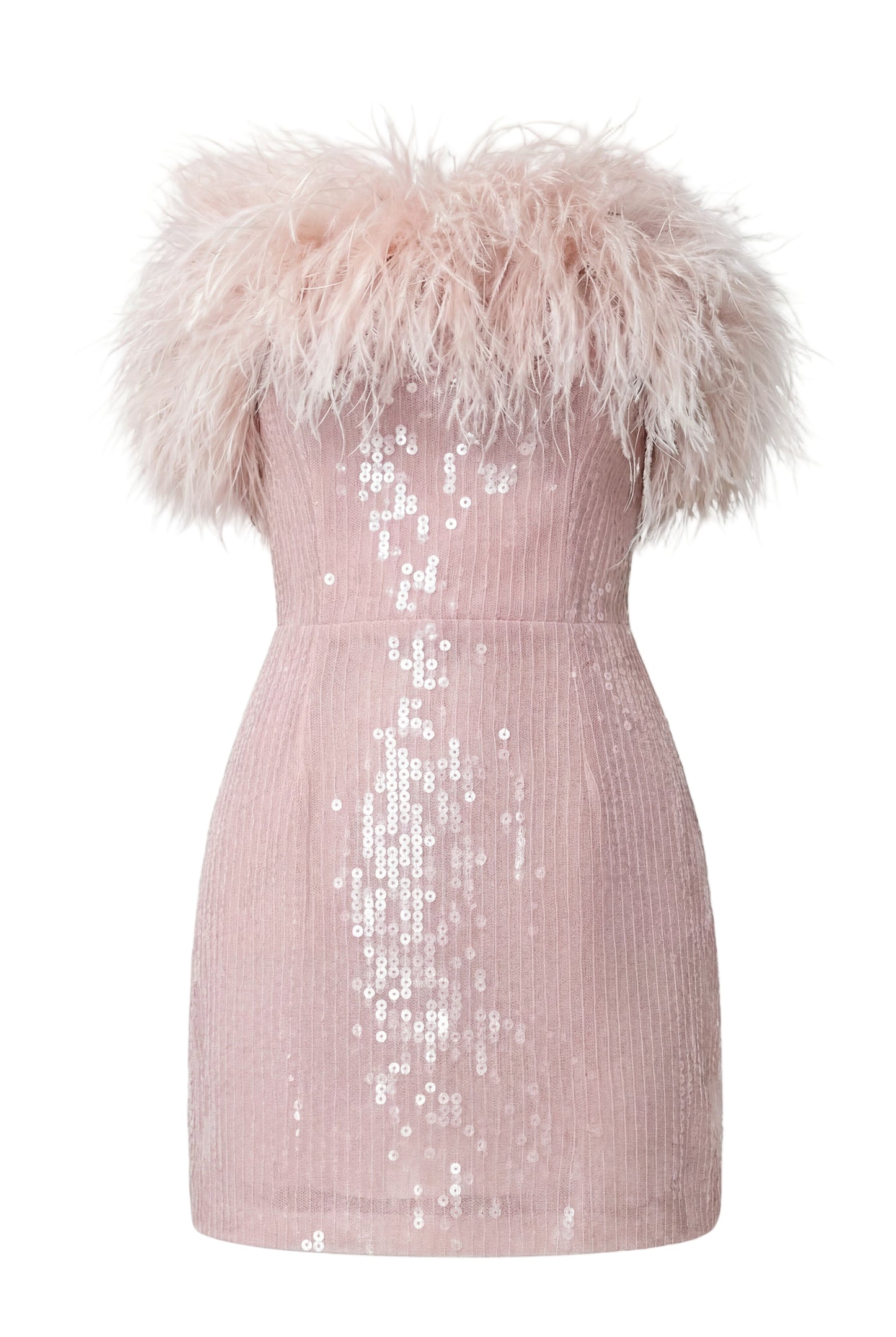 Lotus Pink Mini Dress