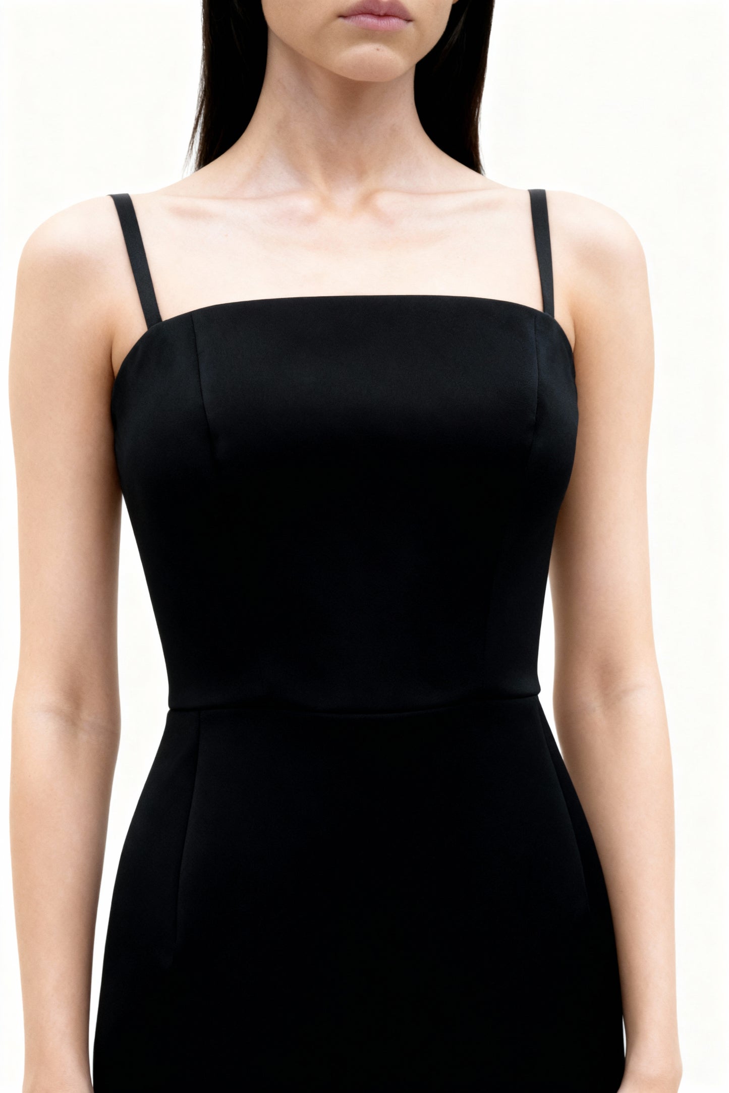 Obsidian Black Pencil Dress
