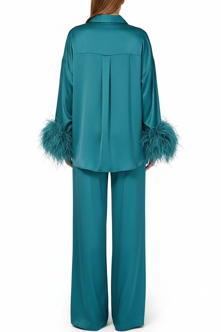 Lagoon Teal Shirt and Pants Set