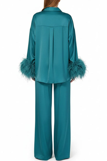Lagoon Teal Shirt and Pants Set