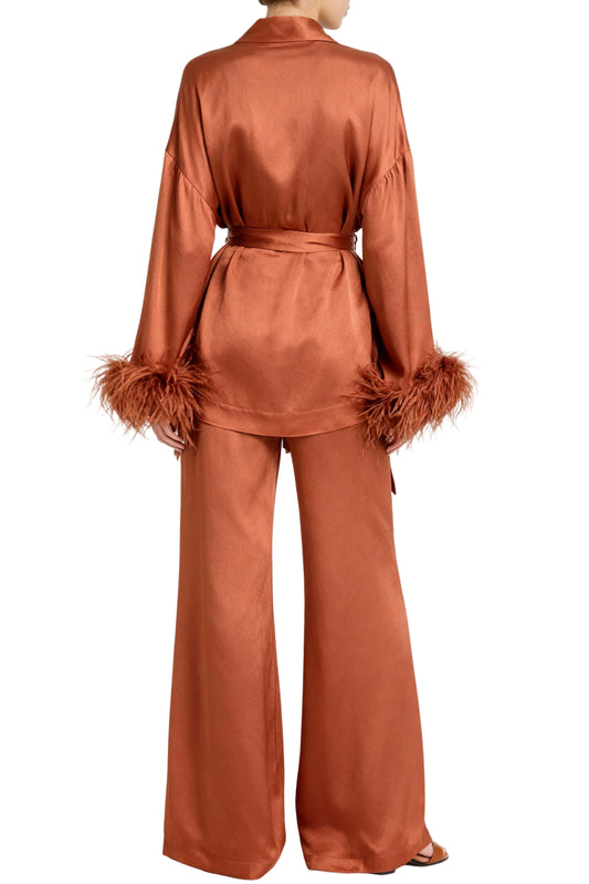 Burnt Terracotta Kimono Set