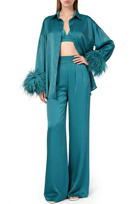 Lagoon Teal Shirt and Pants Set