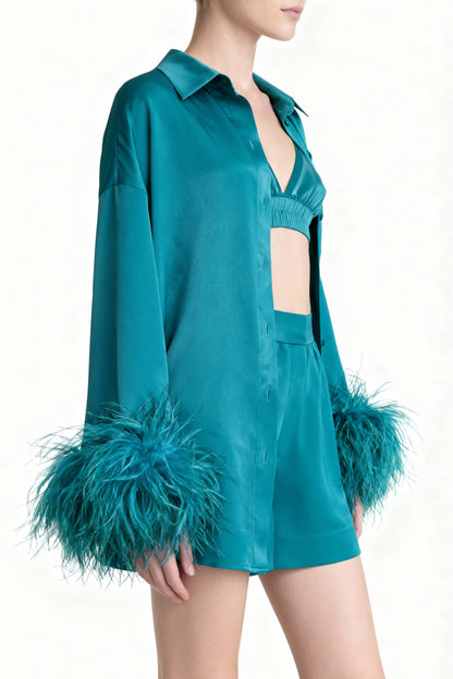 Lagoon Teal Shirt and Pants Set