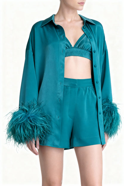 Lagoon Teal Shirt and Pants Set